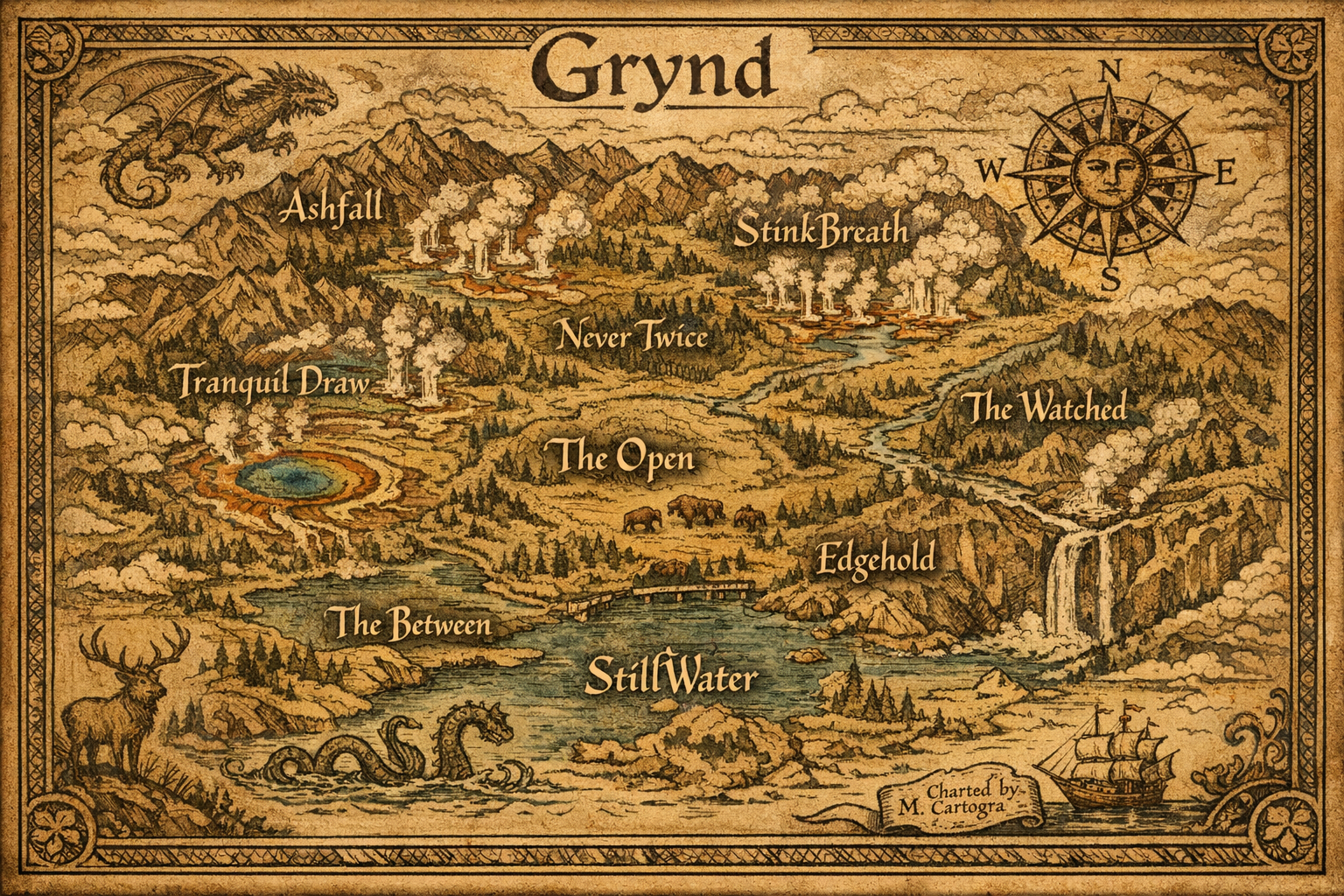 Historical map of Grynd